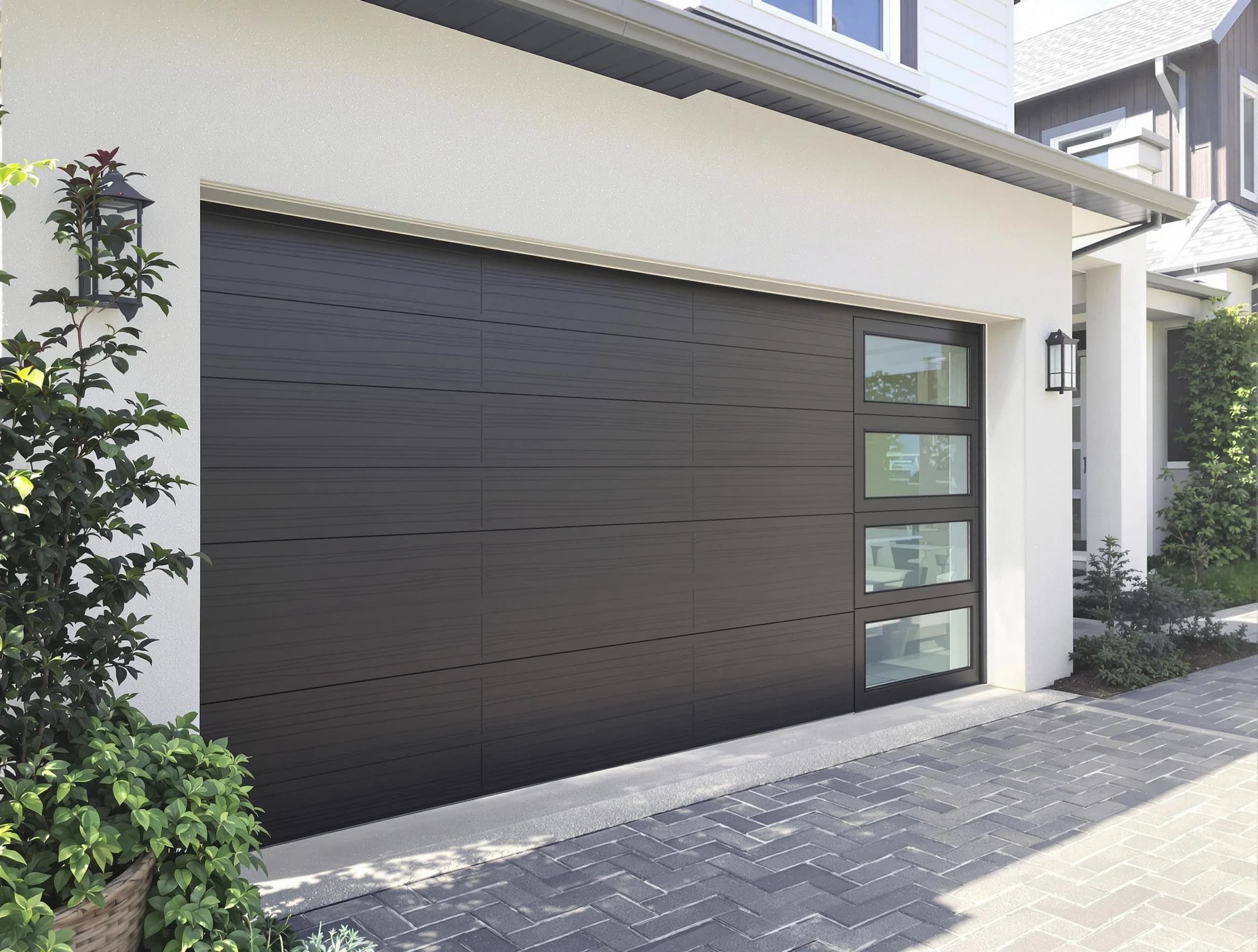 Custom garage door installation by Highland Lakes Garage Door Repair in Highland Lakes