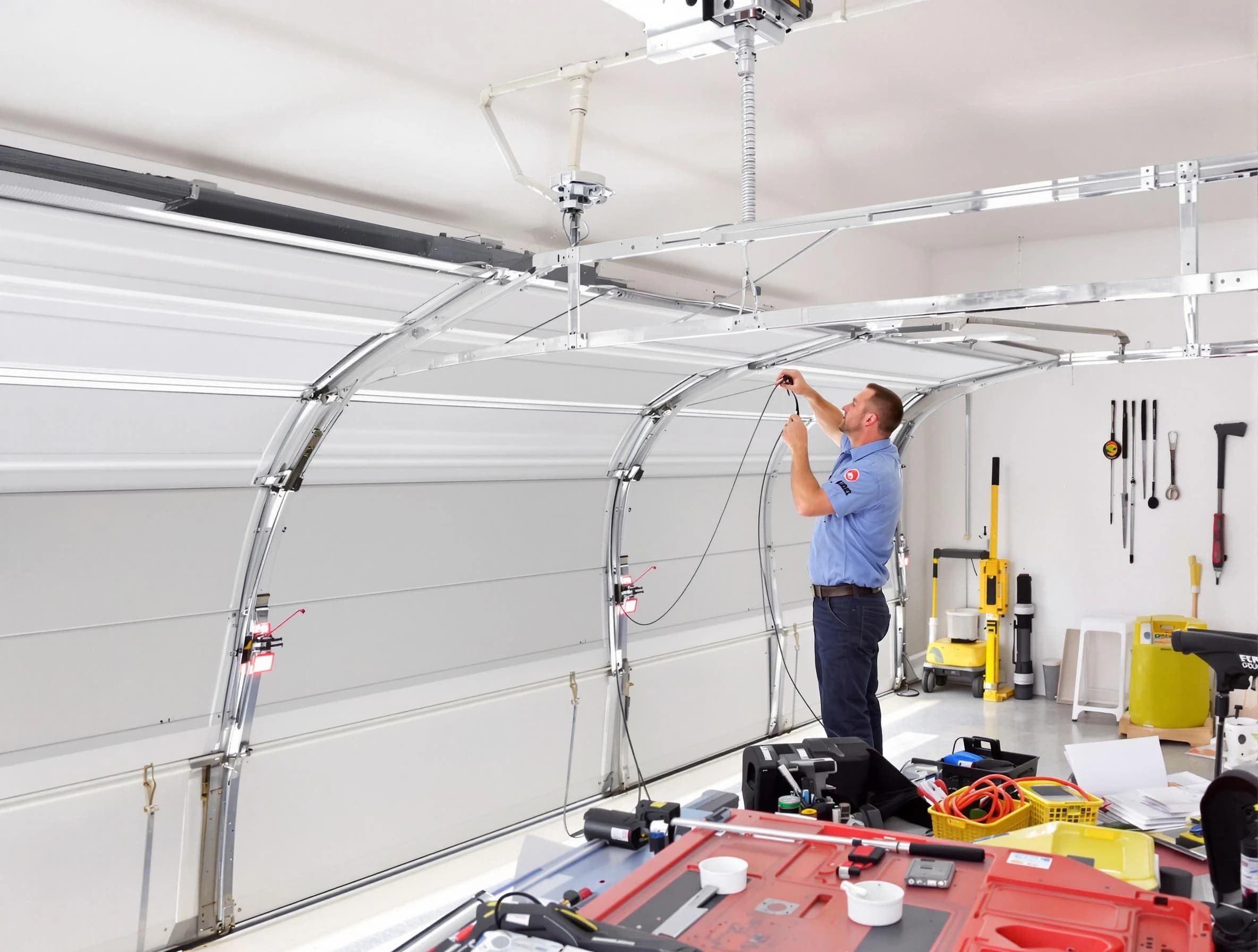 Garage door cable repair service by Highland Lakes Garage Door Repair in Highland Lakes