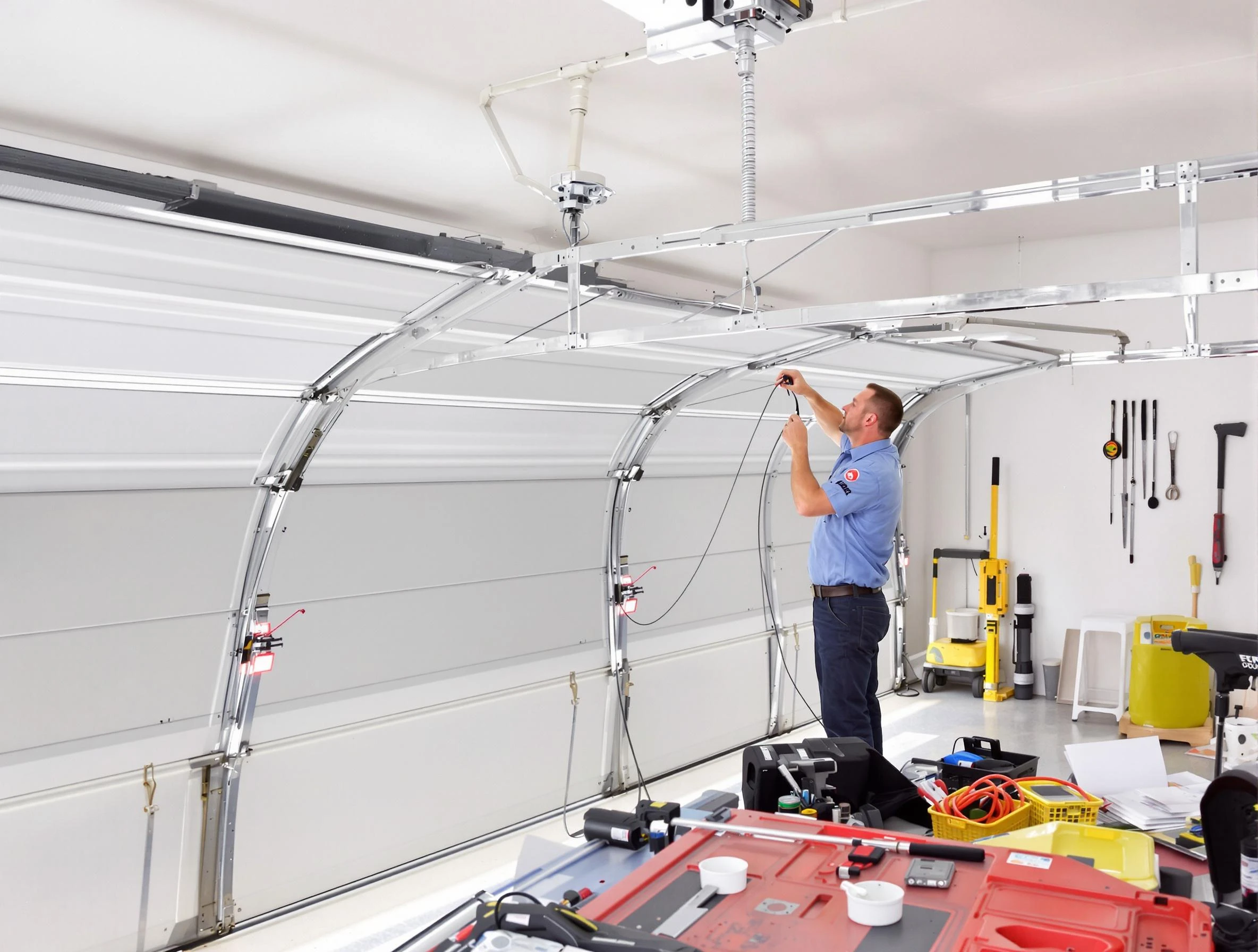 Garage door cable repair service by Highland Lakes Garage Door Repair in Highland Lakes