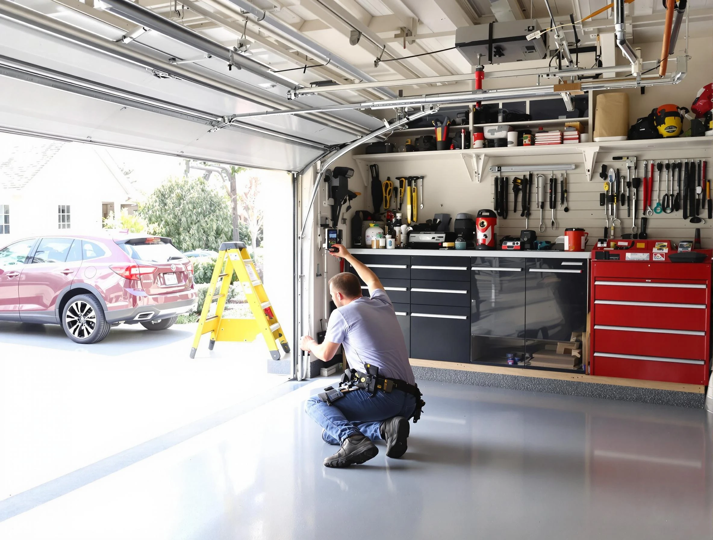 Local garage door repair service by Highland Lakes Garage Door Repair in Highland Lakes